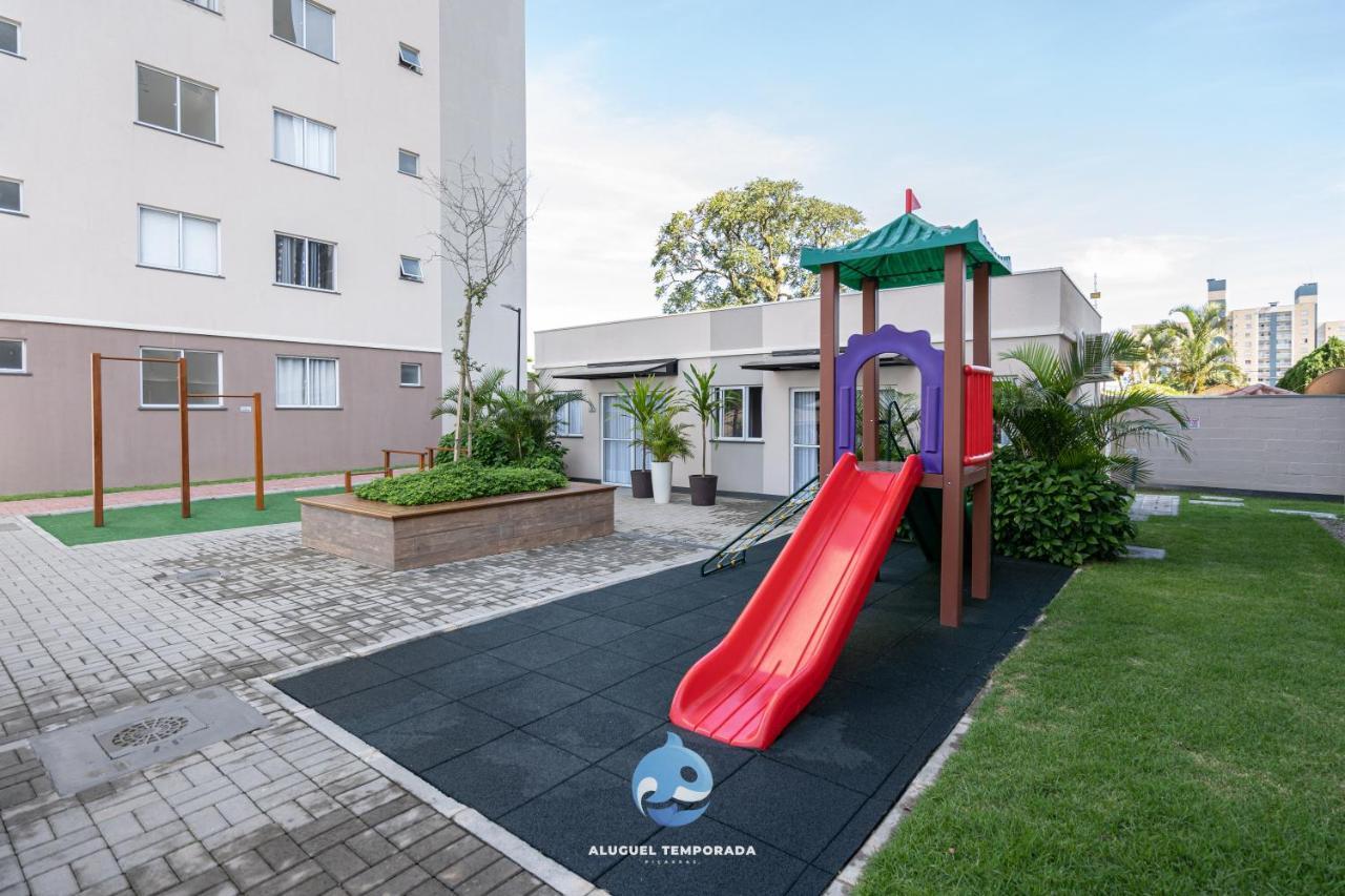 Apartamento Com Vista Mar, Ar-Condicionado, Wi-Fi Condominio Com Piscina, Quadra De Esportes Playground Infantil A 15 Minutos Do Beto Carreiro Piçarras Eksteriør bilde